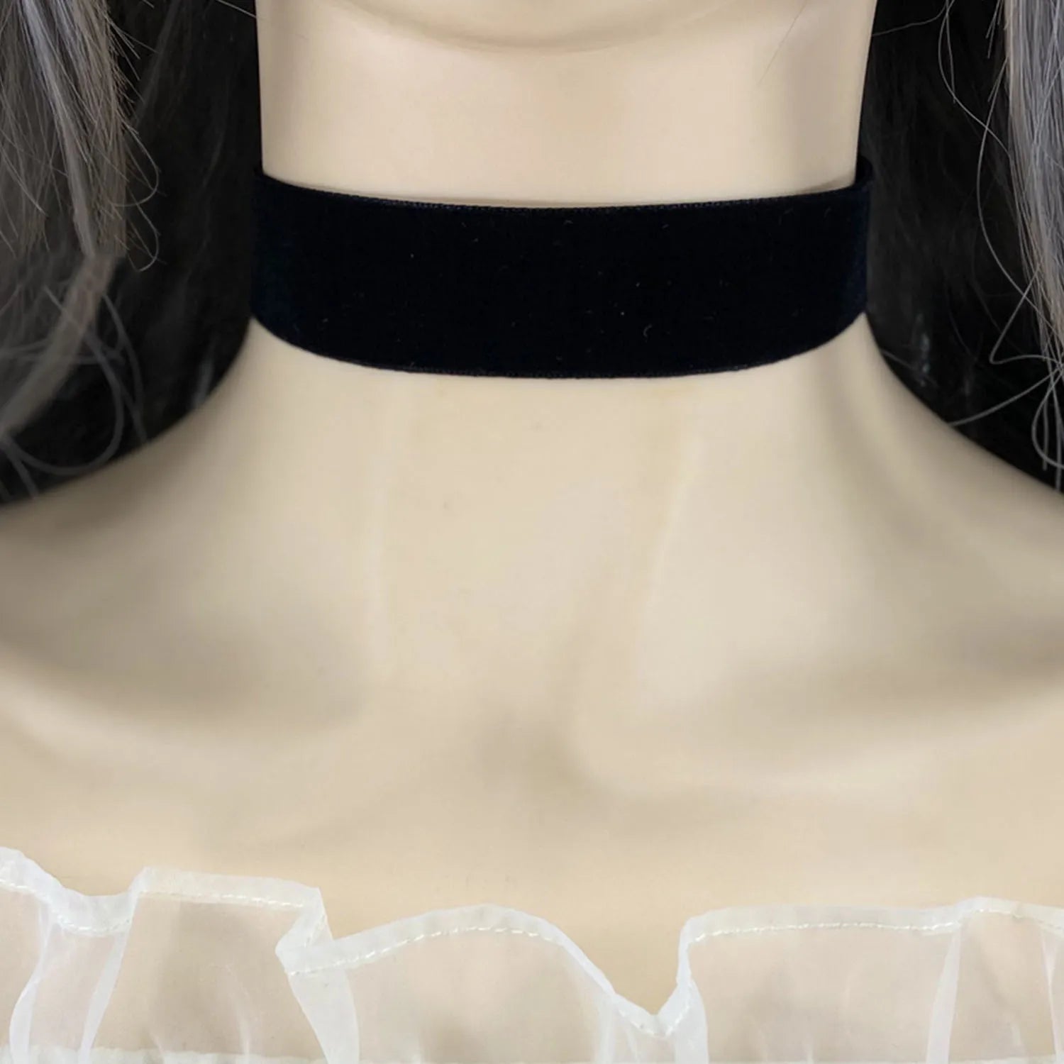 Gothic Style Black Velvet Choker Necklaces Rope Women