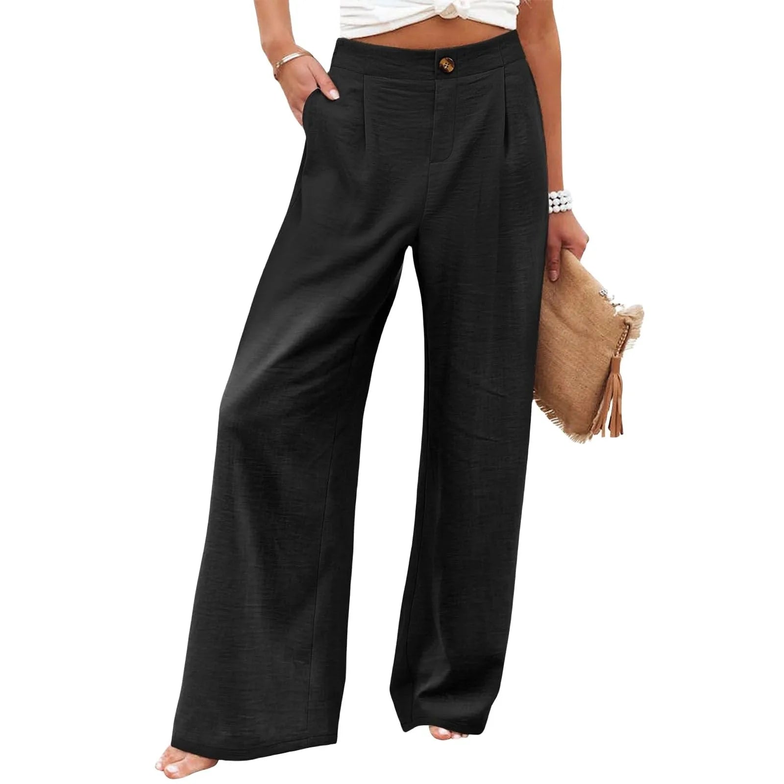 Women Cotton Linen Pants
