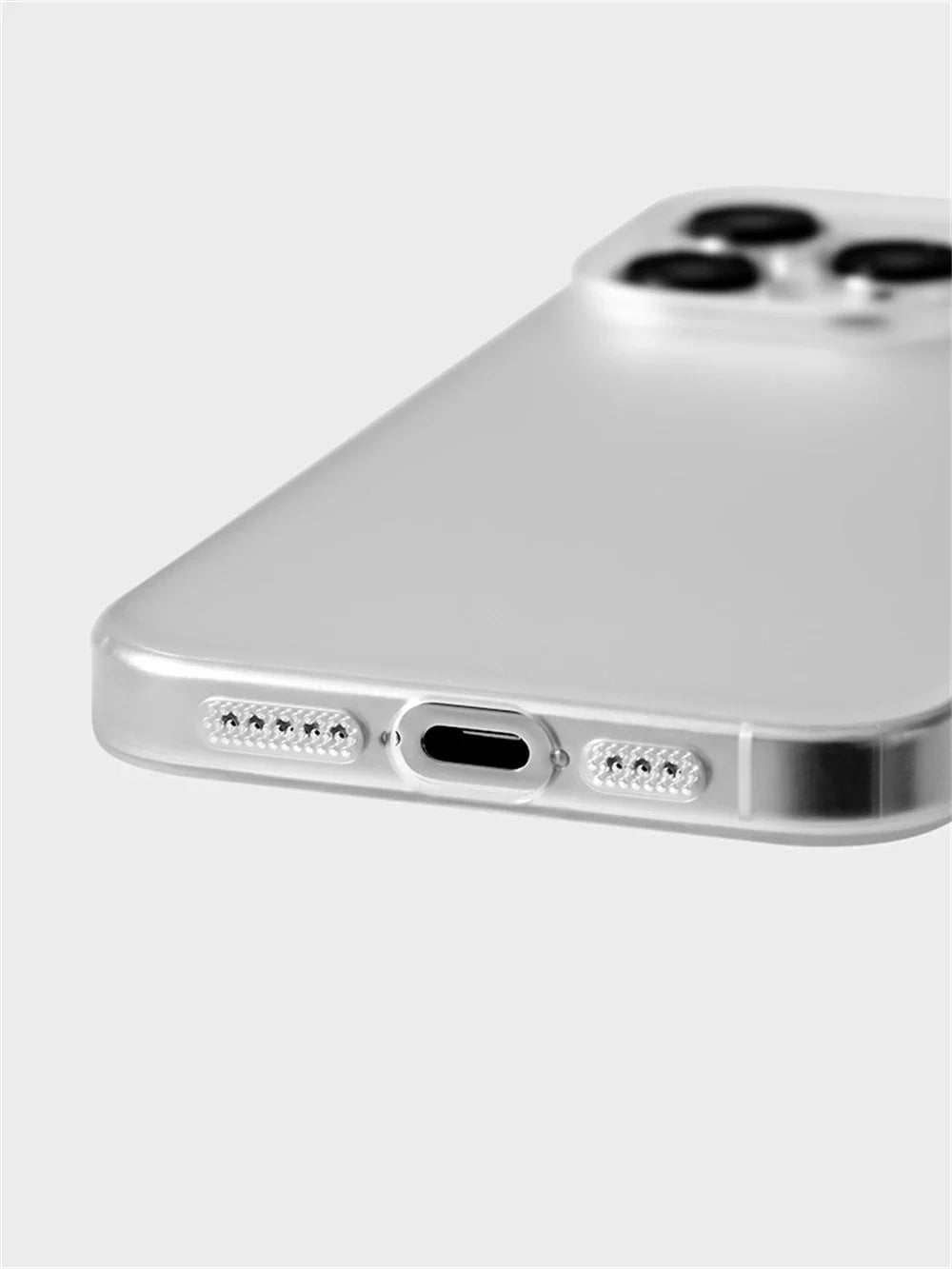 0.7 MM Ultra Thin Sand Blasting Frosted Matte Hard PC Case For iPhone 17 16 Pro Max 15 14 Plus 13 12 Simple Transparent HD Cover