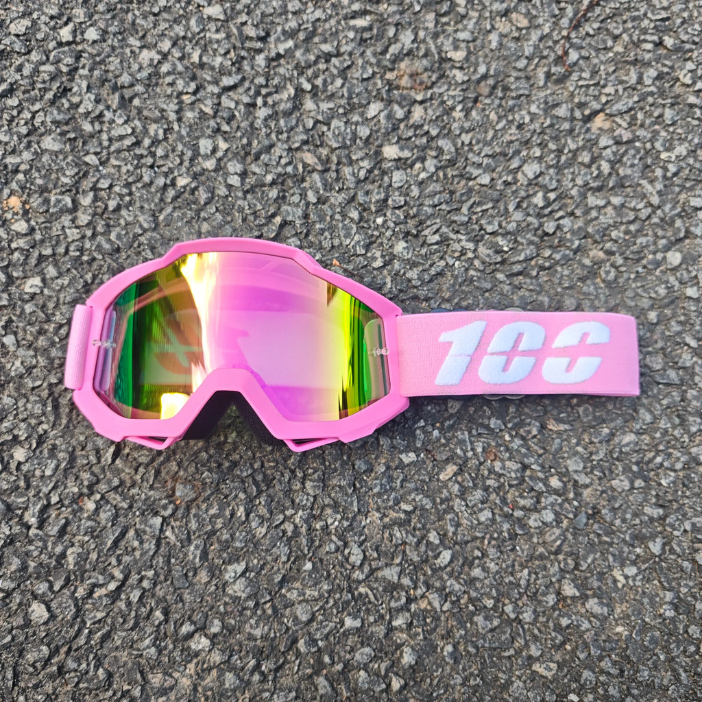 100 Lunettes de Moto, Lunettes de Cyclisme, Lunettes d'Extérieur Tout-Terrain, Lunettes de Ski, Sports de Plein Air, MX ATV Dirt Bike Course Motocross
