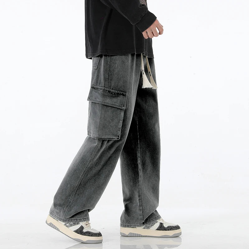 Men's Cargo Baggy Jeans