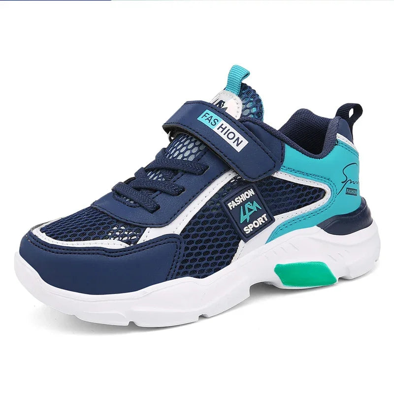 Summer Single Net Breathable Boys Sport Shoes Children Sneakers Rubber Leisure Trainers Casual Kids Sneakers