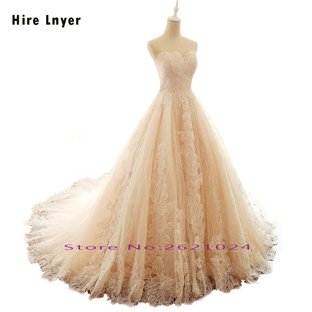 Arrivals Off The Shoulder Sweetheart Neck Sequins Lace Wedding Dresses