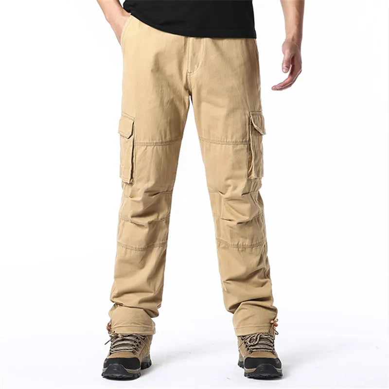 Large Pocket Loose Overalls Men's Pants