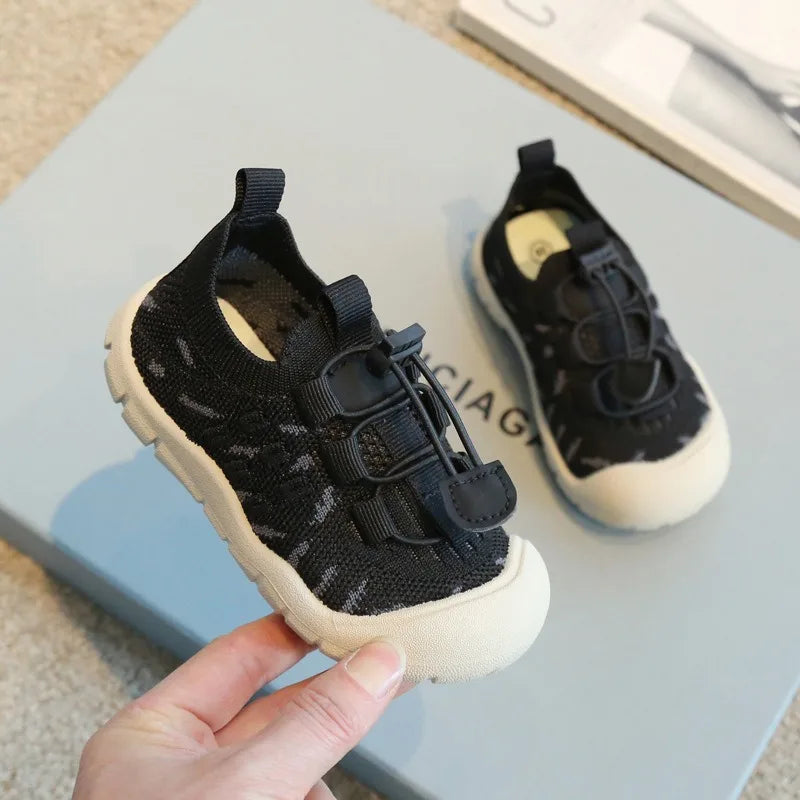 Spring Autumn Baby Girls Boys Casual Shoes Outdoor Non-slip Soft Sole Children Shoes Comfortable Breathable Mesh Kids Shoes