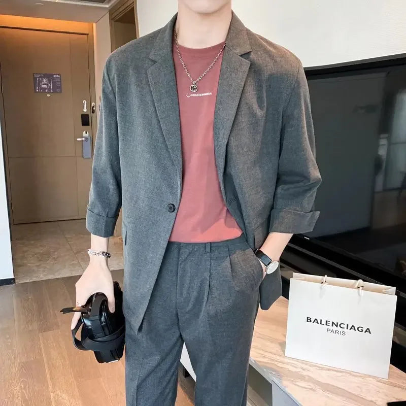 Lightweight Loose-fit Men's Suit