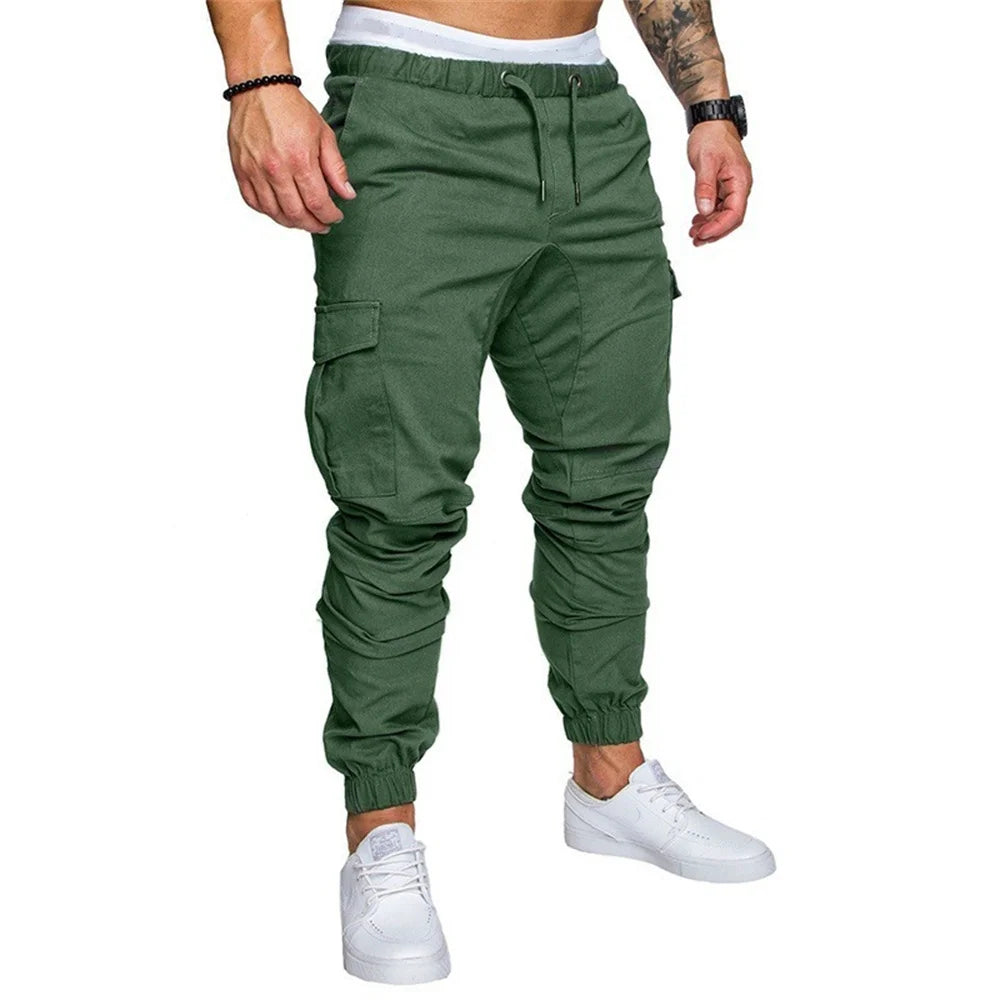 Men's Cargo Pants Woven Fabric Casual Safari Style