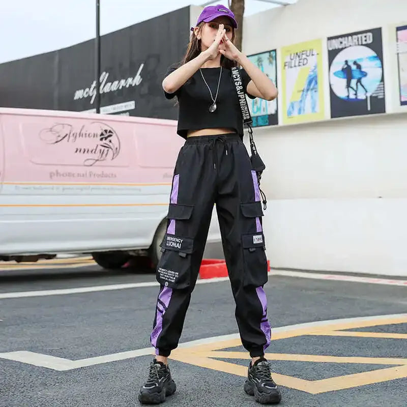 Hip Hop Women's Sports Fashion Cargo Pants