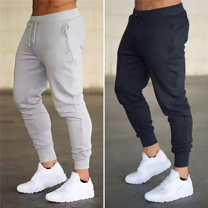 Men Casual Sports Pants Running Workout Jogging Long Pants