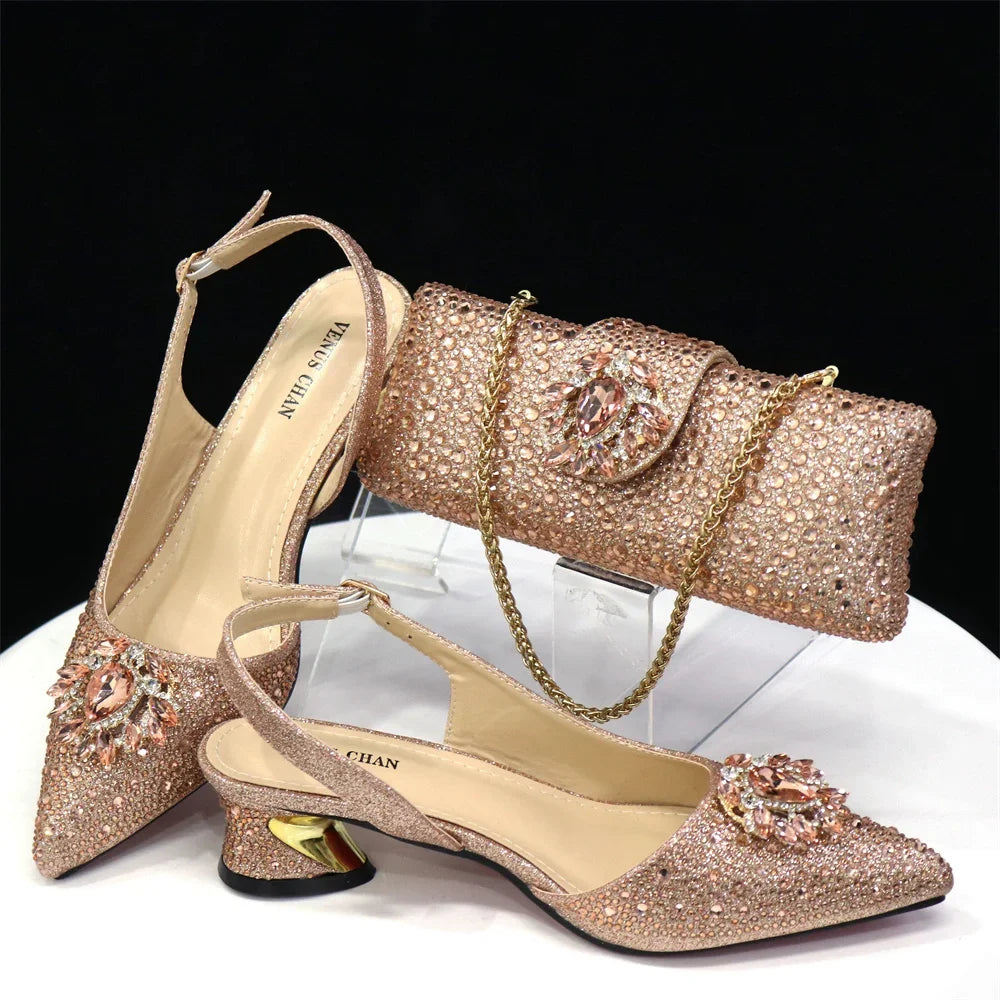 Venus Chan Fashionable Red Color Pointed Top Ladies Shoes