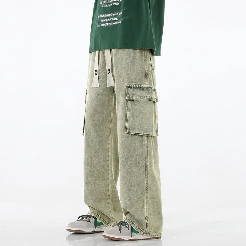 Men's Cargo Baggy Jeans
