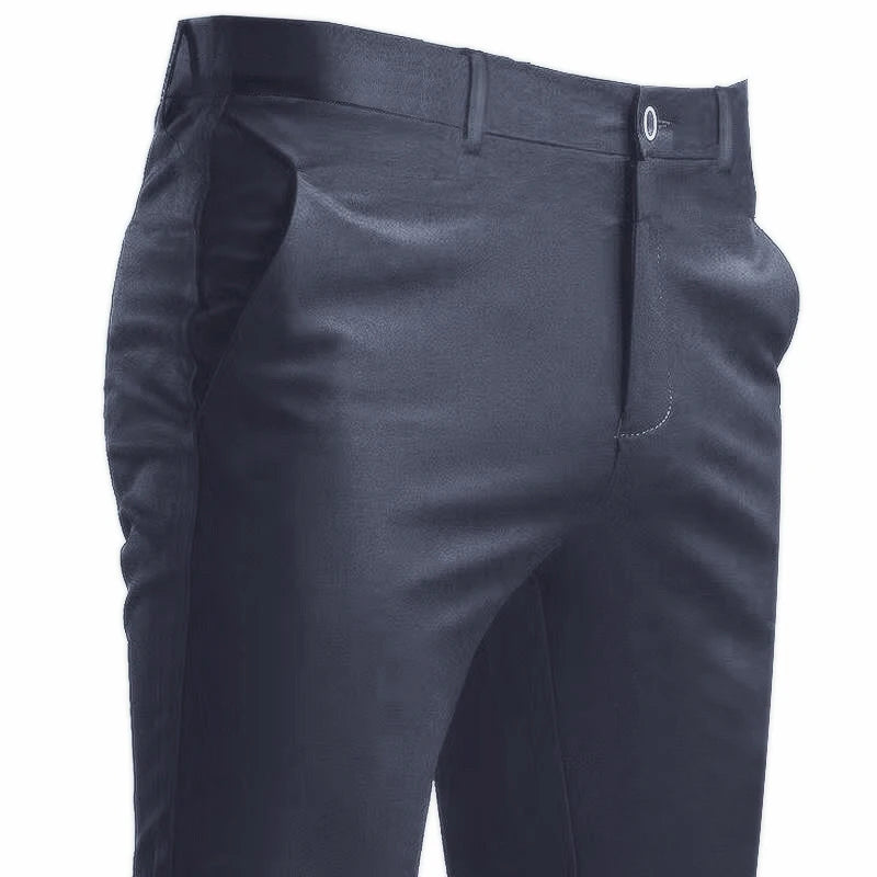 Men's Suit Pants Stretch Smart Casual Trousers