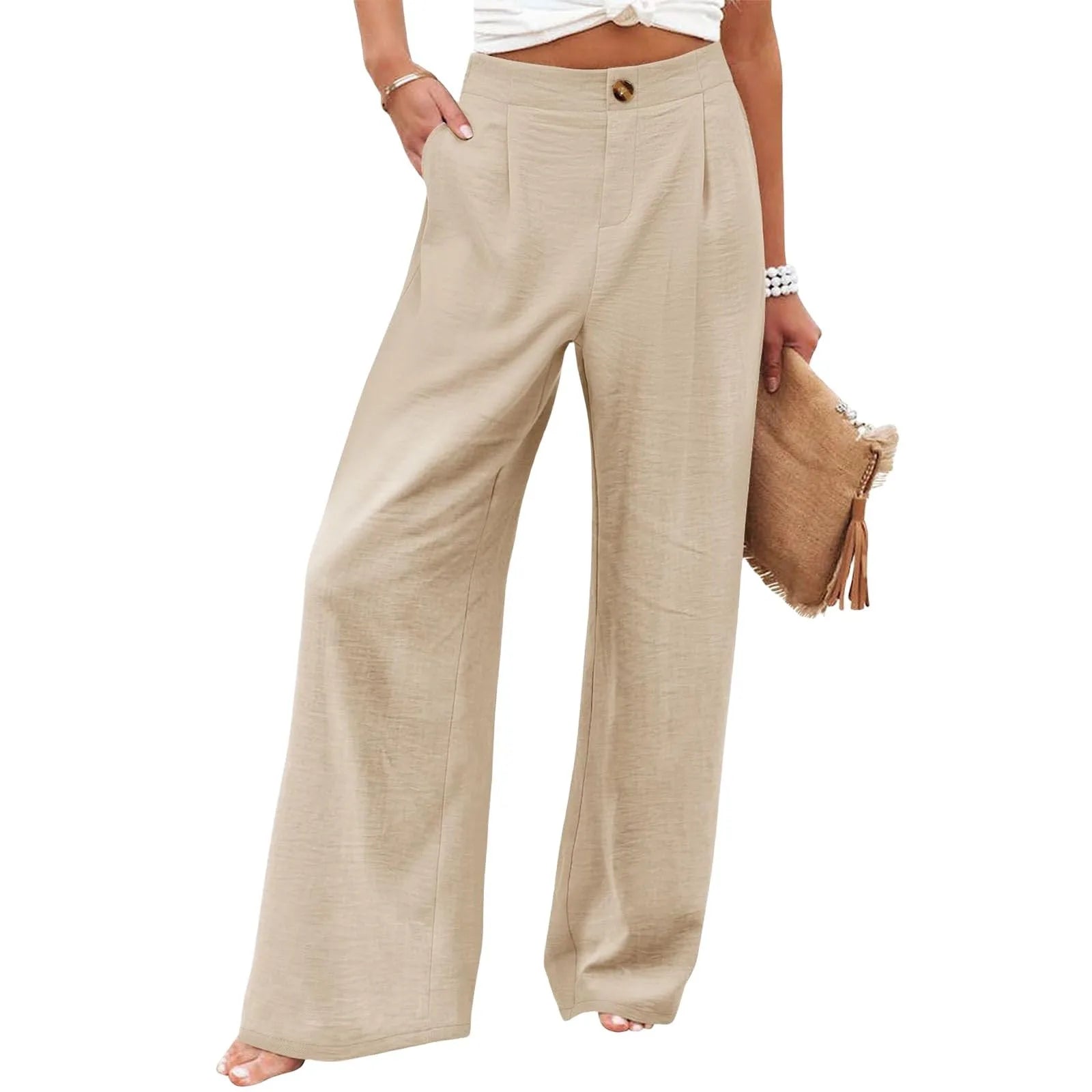 Women Cotton Linen Pants