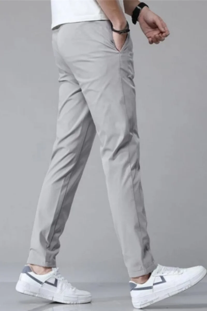 Men's Casual Pants Slim Pant Straight Thin Trousers