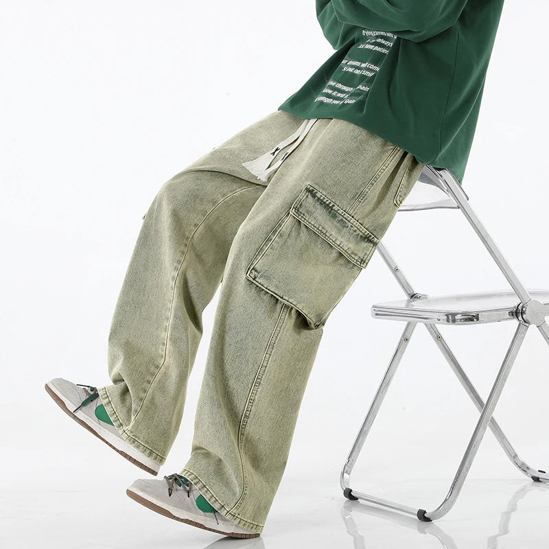 Men's Cargo Baggy Jeans