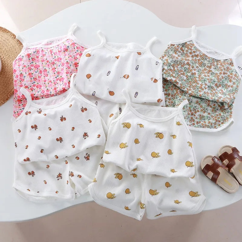 Baby Sleeveless Tops Shorts