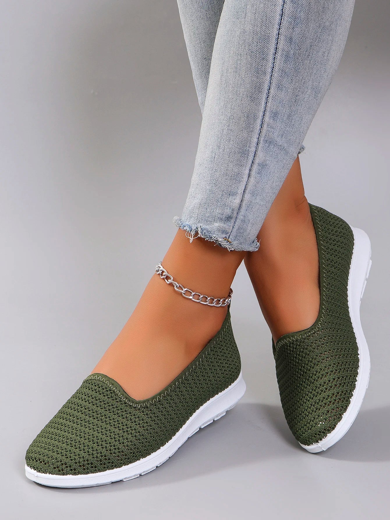 Women's summer breathable mesh flat shoes，women's shoes，casual sneakers shoes, clearance free shipping