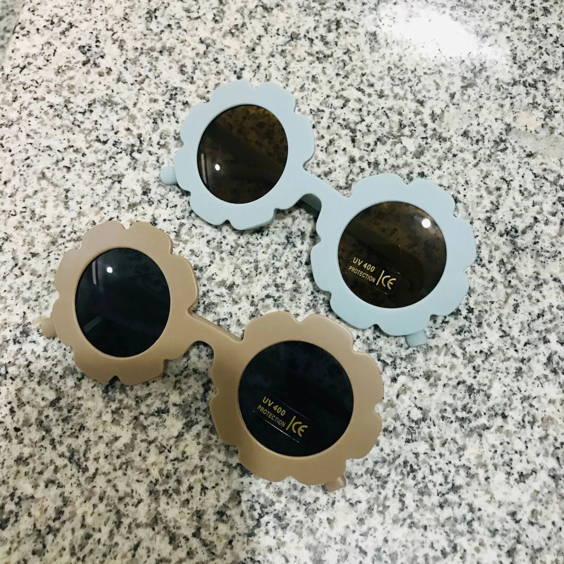 2023 new cute children's frosted glasses  color series baby sunglasses