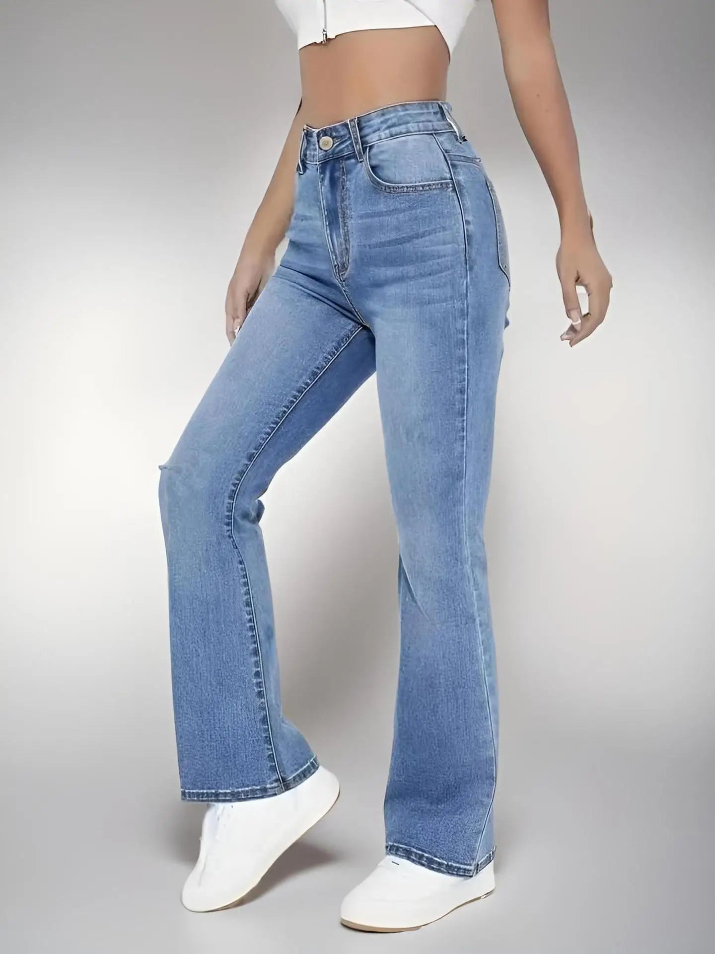 Women's hot jeans slimming trousers