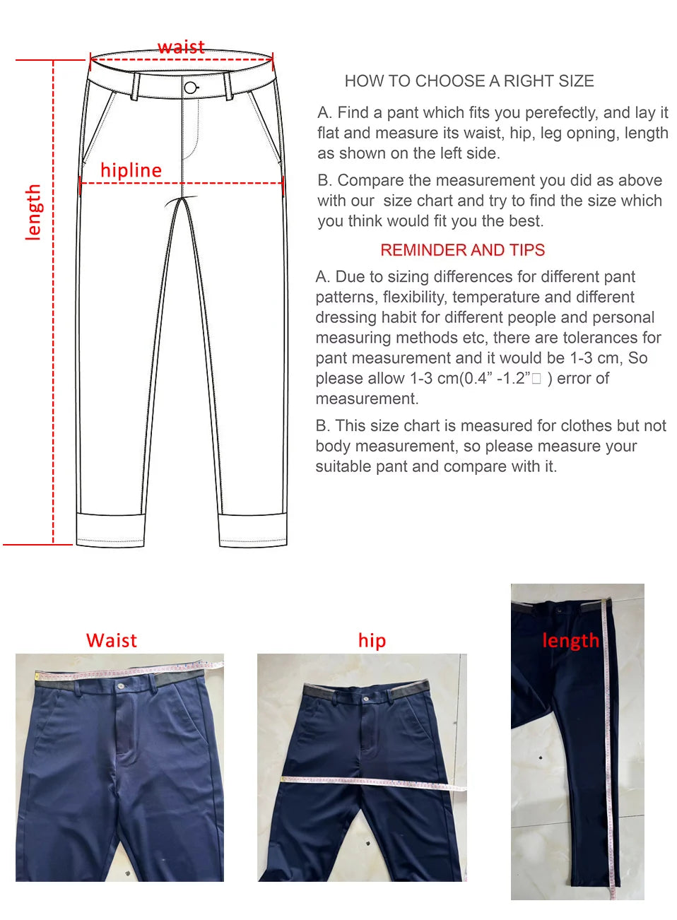 Men's Summer Fashion Business Casual Long Pants Suit Pants
