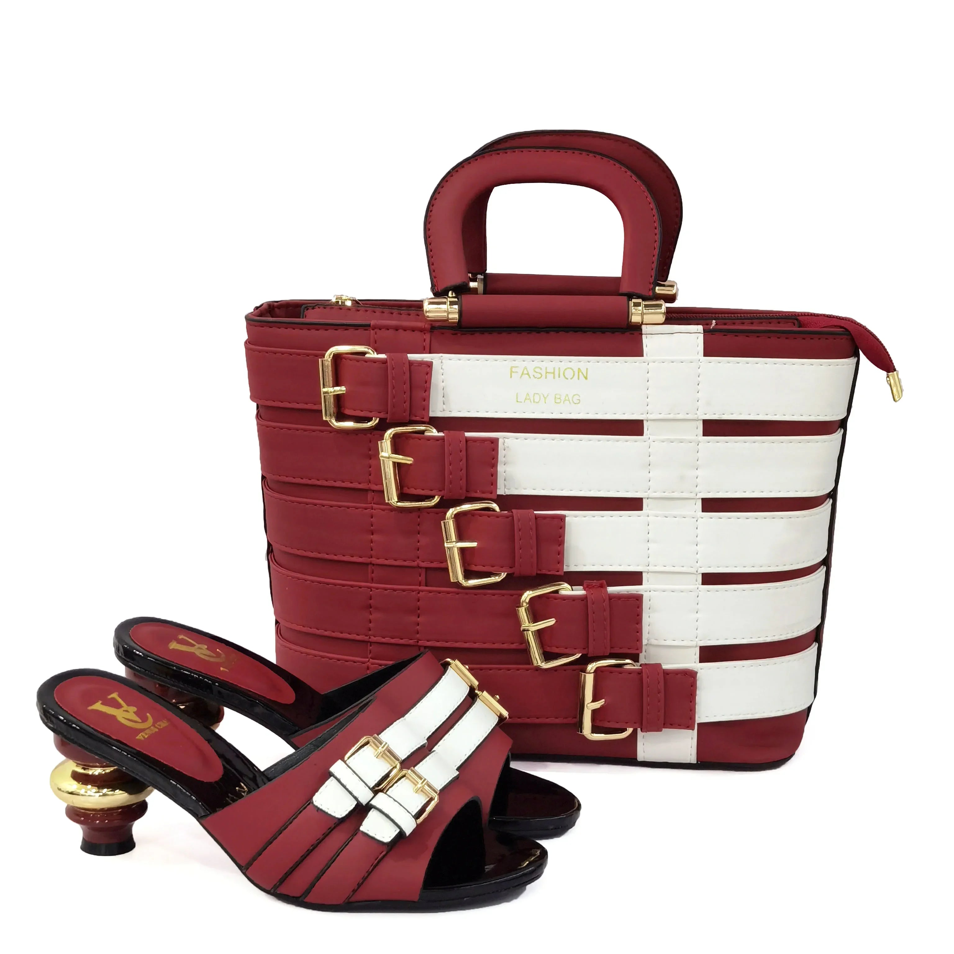 Women Plus Size Shoes and Bag Set for Party Wedding
