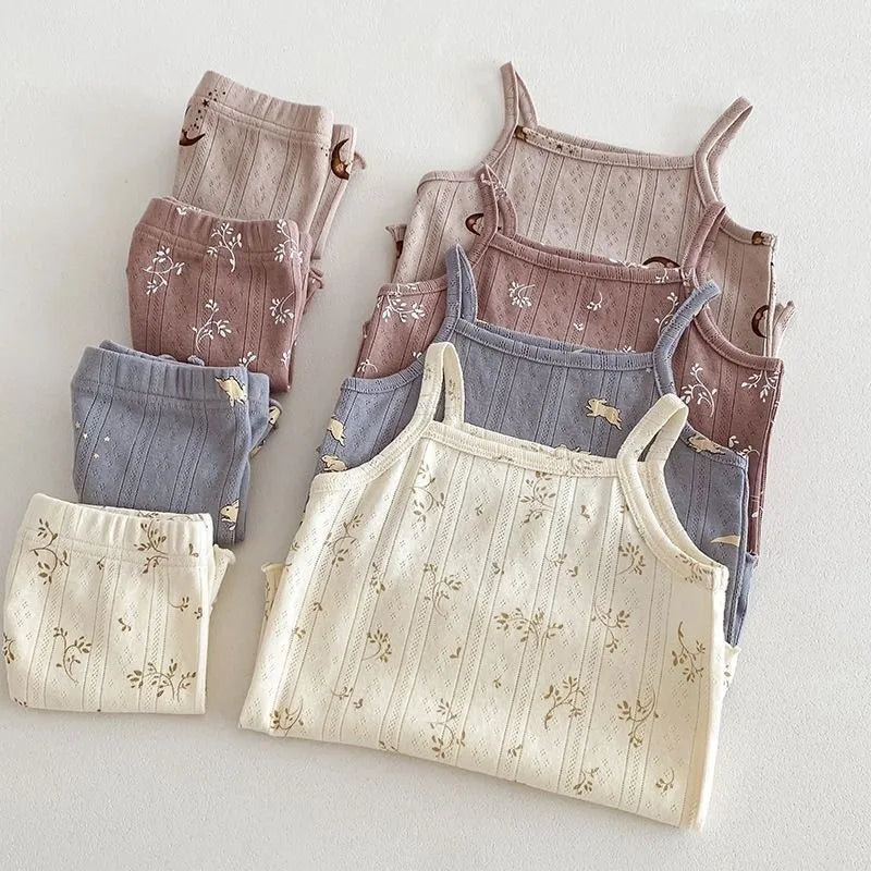 Baby Girl Floral Print Clothes Set