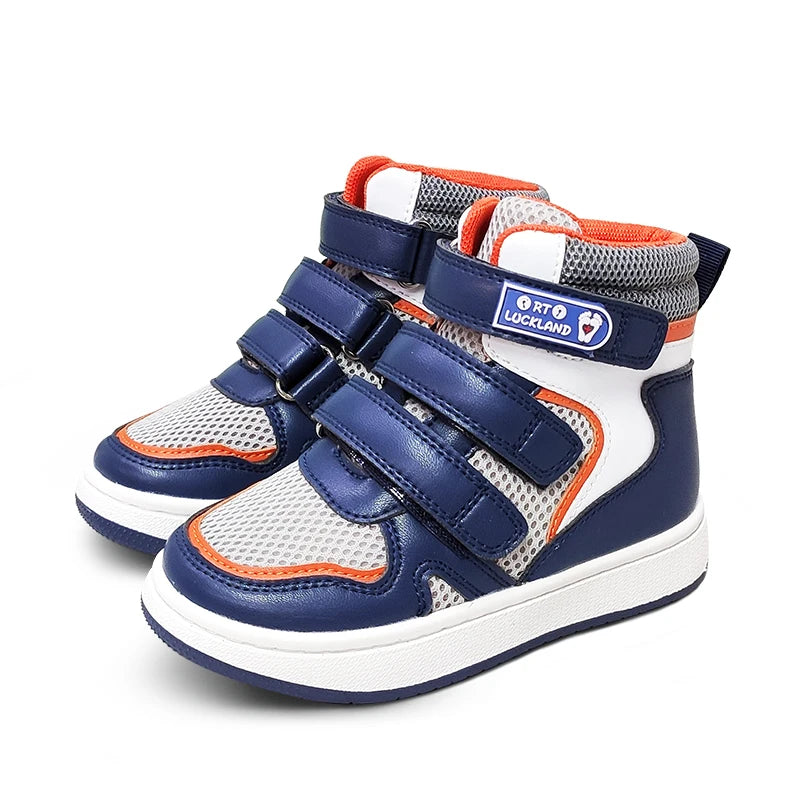 Ortoluckland Kids Sneakers Boys Children Casual Shoes Girls Sporty School Tennis Winter Spring Boots Toddler Orthopedic Footwear
