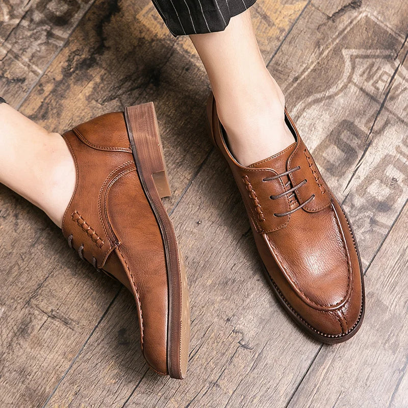 Men’s High-Quality Genuine Leather Formal Shoes – Comfortable Fit EU 40–47