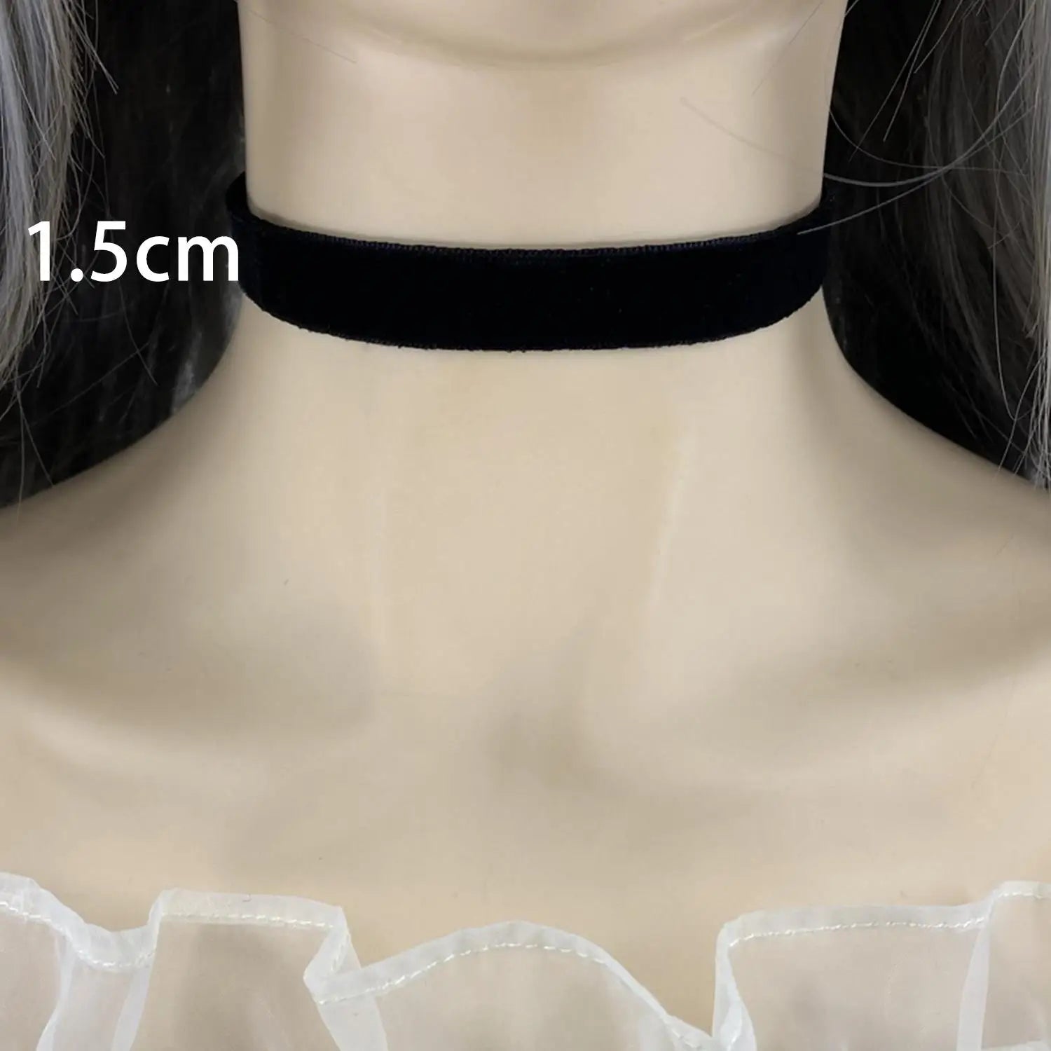 Gothic Style Black Velvet Choker Necklaces Rope Women