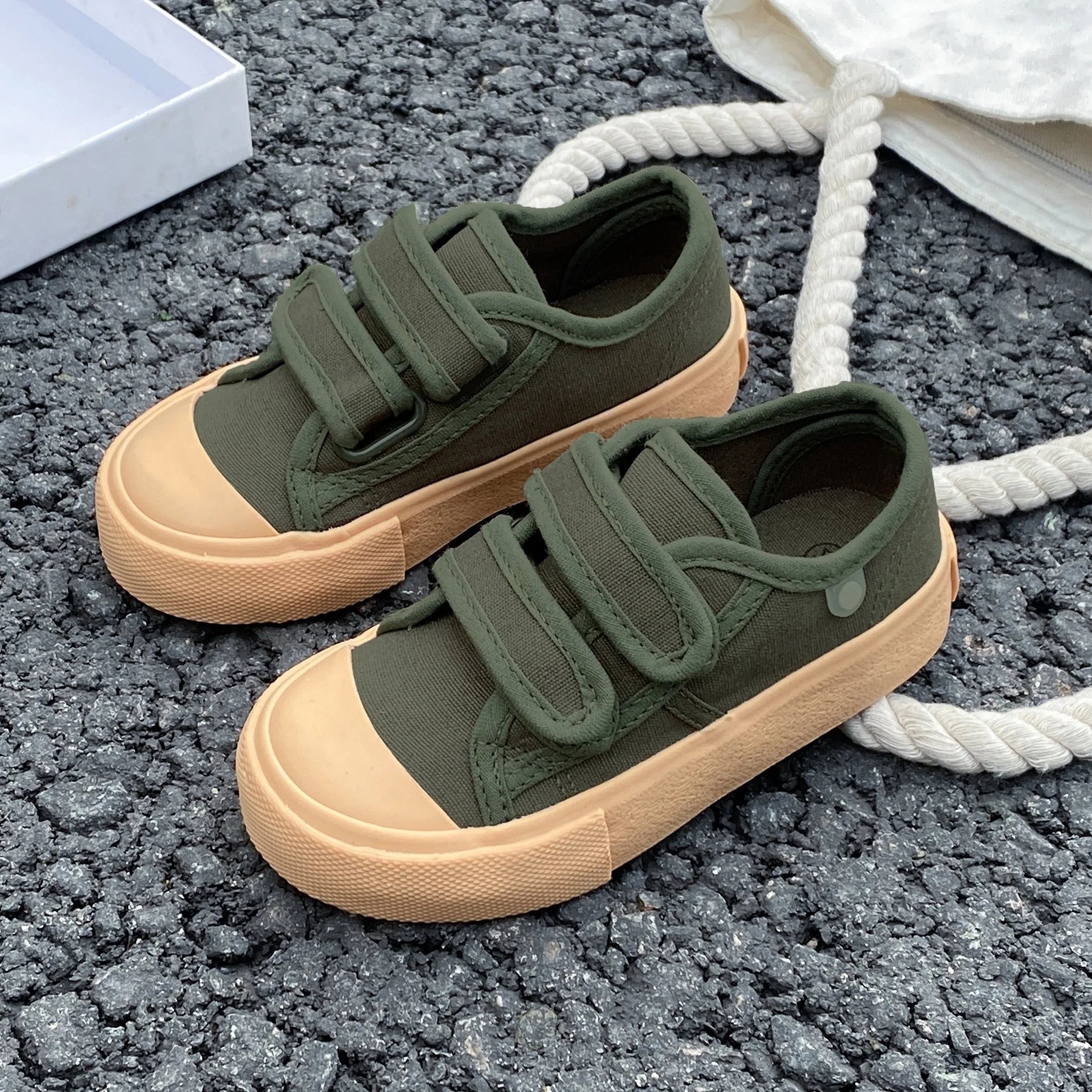 Canvas Shoe  Children Spring Toddler Infant Boys Sneakers Girls Candy Color Casual Shoes Baby Kids Breathable Soft Bottom Shoes