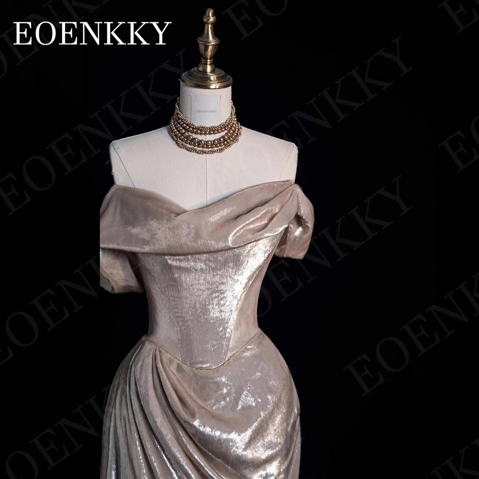 Saudi Arabia Off Shoulder Evening Dress Women Elegant Off The Shoulder