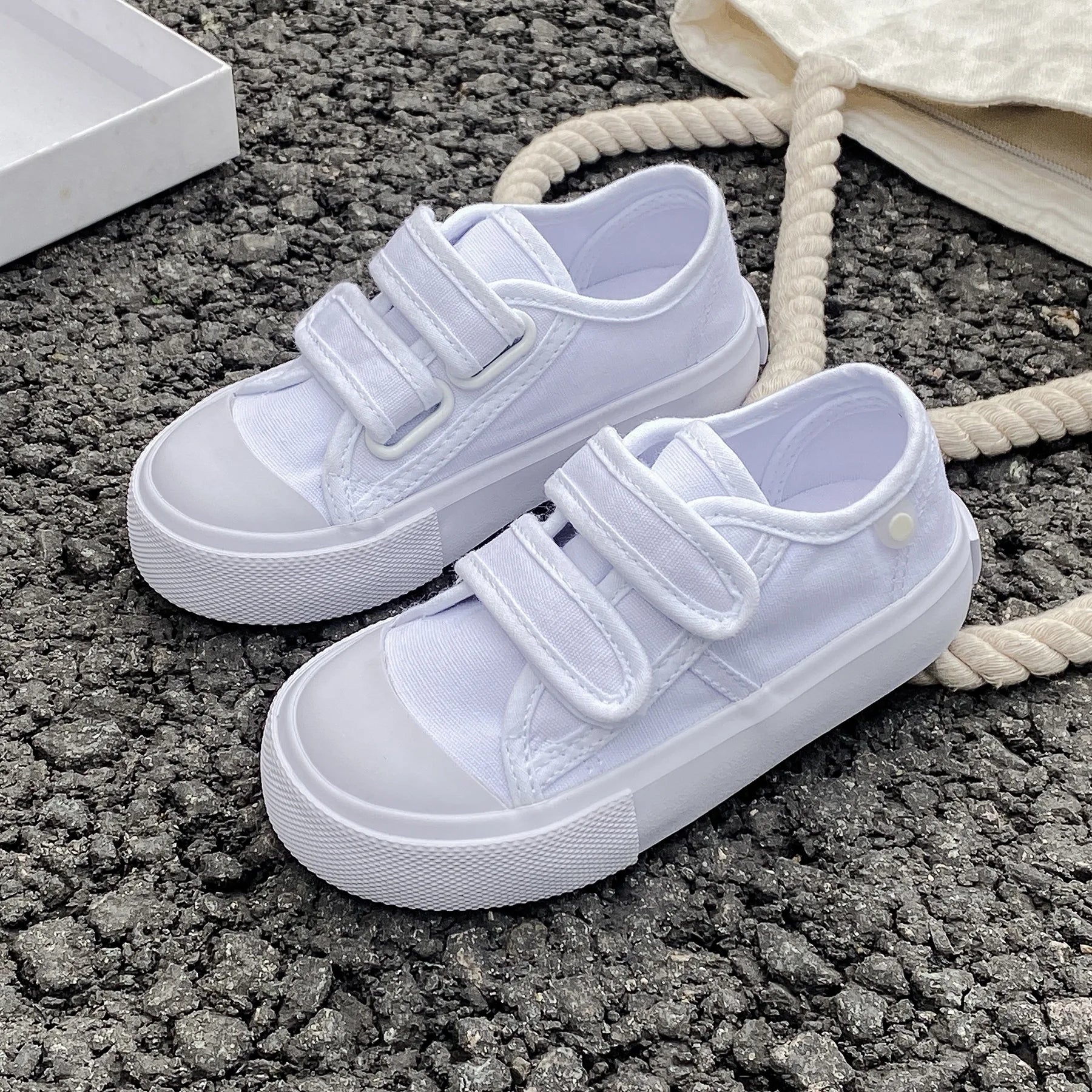 Canvas Shoe  Children Spring Toddler Infant Boys Sneakers Girls Candy Color Casual Shoes Baby Kids Breathable Soft Bottom Shoes