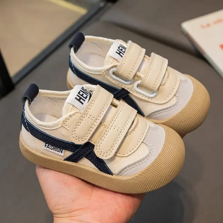Girls Boys Baby Casual Board Shoes Ins Fashion Children Indoor Spring Autumn Soft Canvas Sneakers Lovely Gifts for Kids