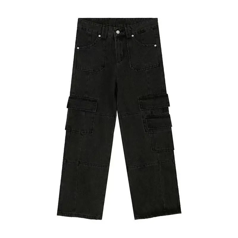 High Street Multi-pocket Work Pants