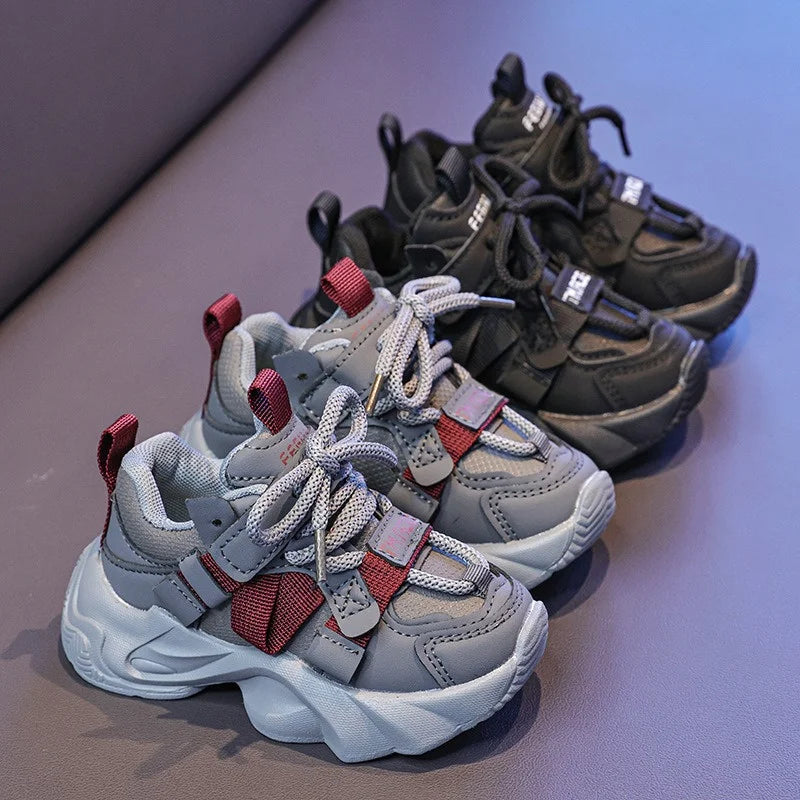 2025 New Kids Shoes Chunky Sneakers Boys Girls Platform Casual Sports Shoes For Children Unisex Toddler Shoes Fall Autumn