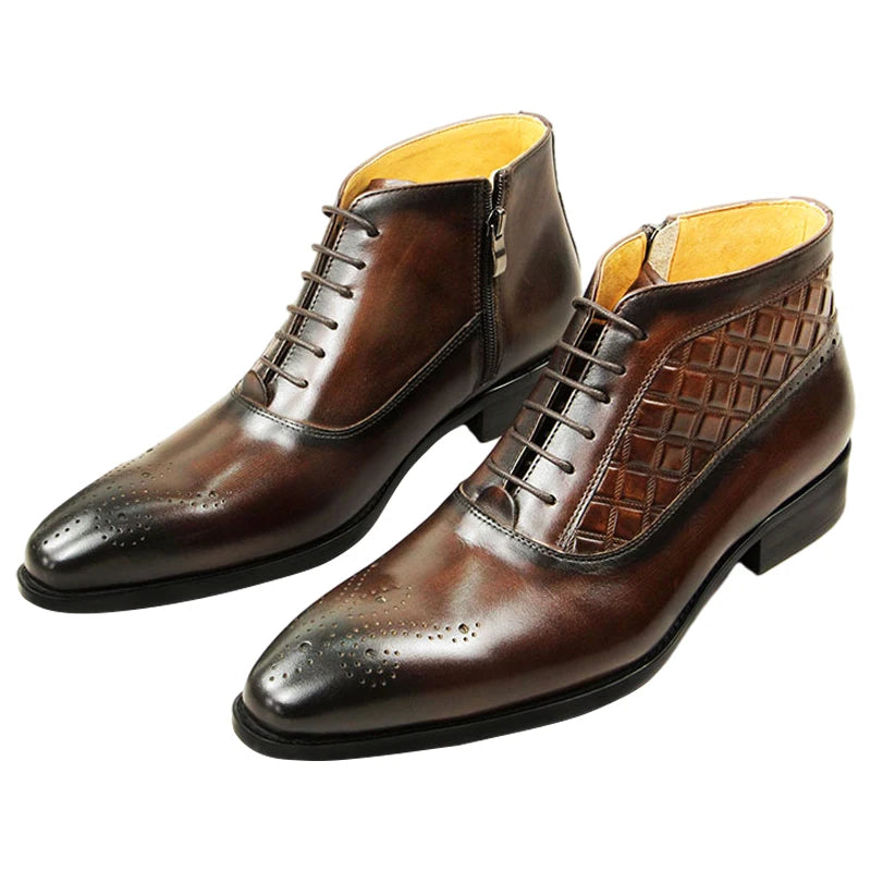 Premium Men's Leather Boots