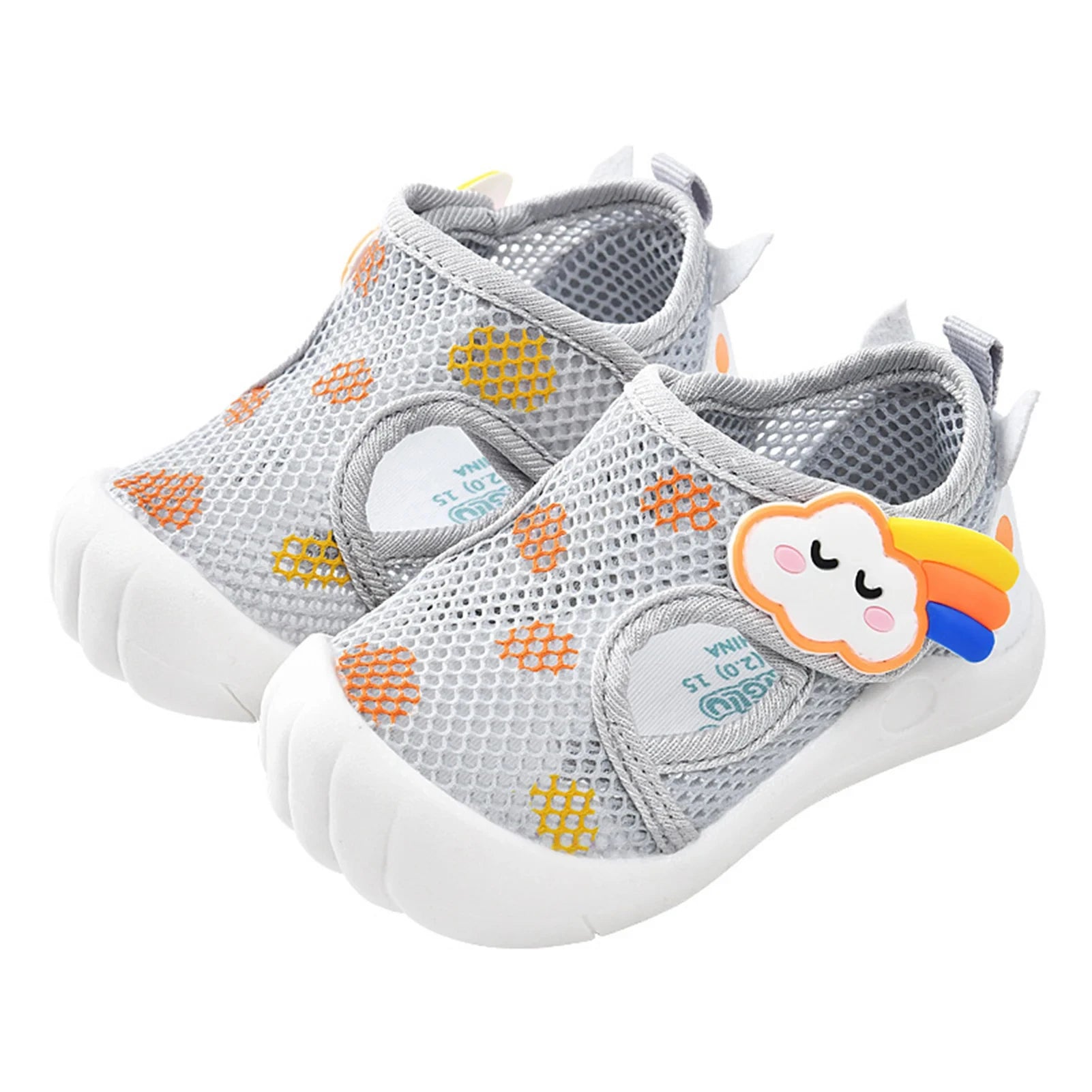 2024 Summer Baby Mesh Sandals Outdoor Walking Shoes Breathable Non-slip Soft Sole Walking Shoes for Kids Boys Girls Baby 1-3year