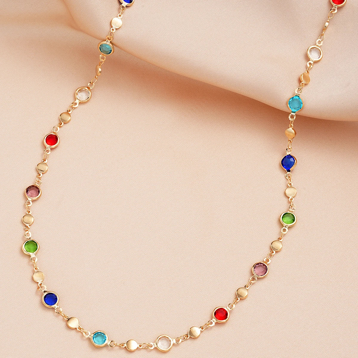 Colorful Long Y-Shaped Necklace for Women