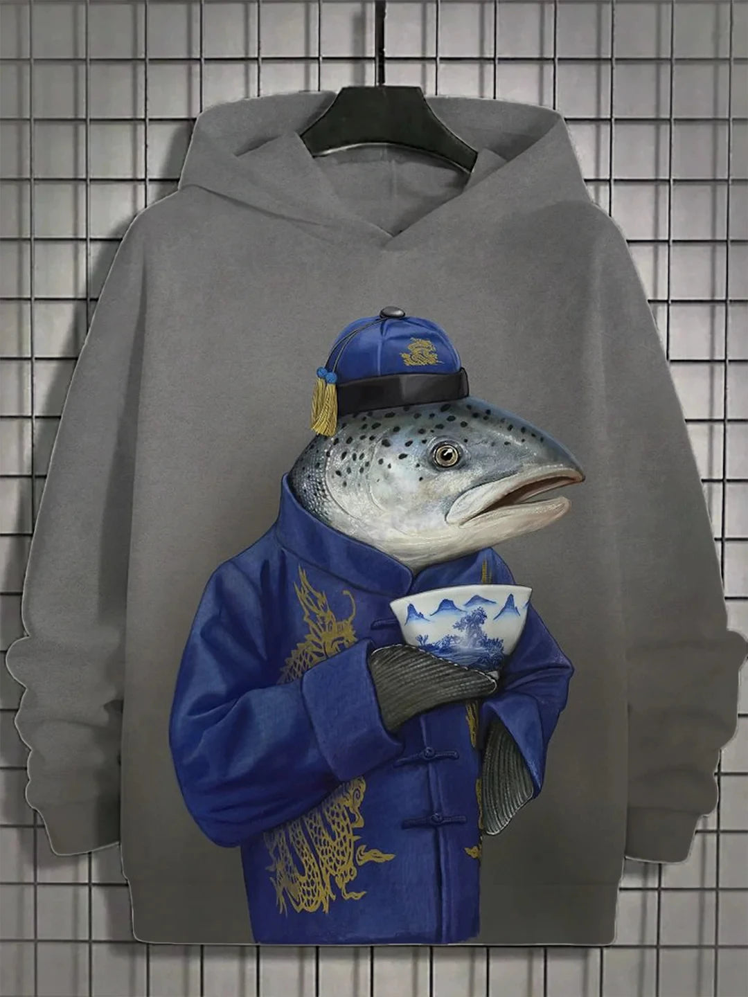 Fun Japanese Harajuku fashion men's hoodie casual y2k hoodie