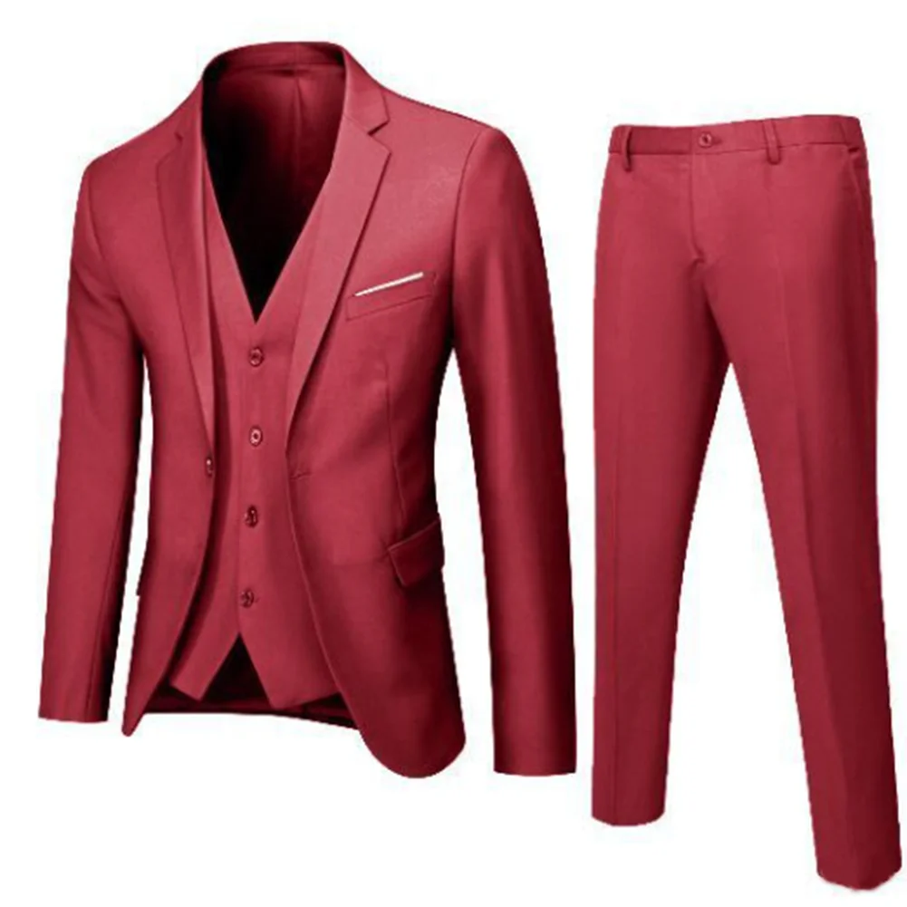 Men Suit Blazer Slim Fit Tuxedo