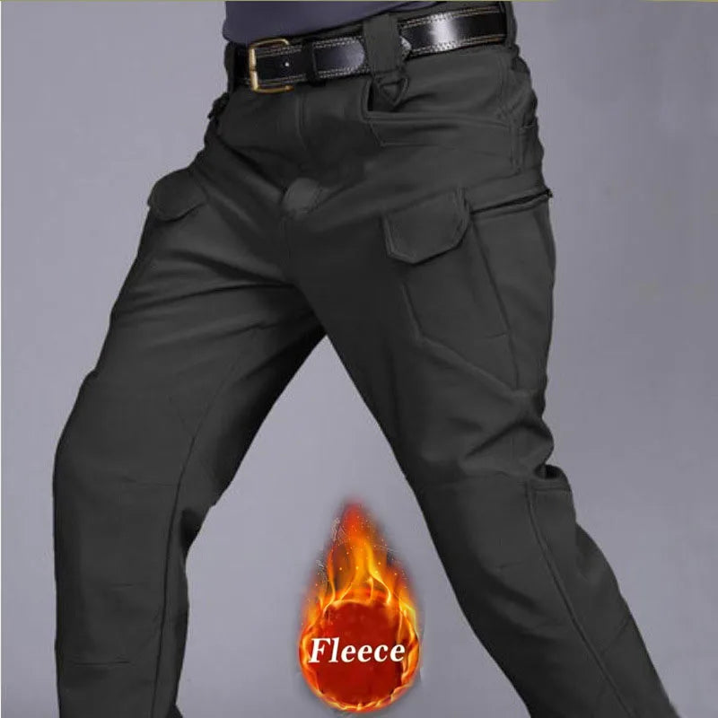 Men Outdoor Sharkskin Trousers Sports Camping Hiking Climbing Fishing