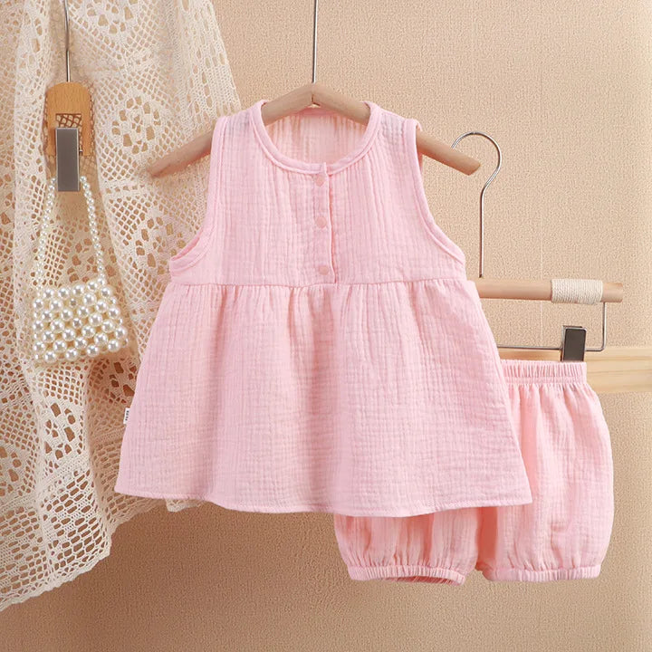 Baby Kids Girls Short Sets