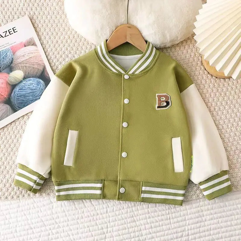Boys Girls Baseball Coat