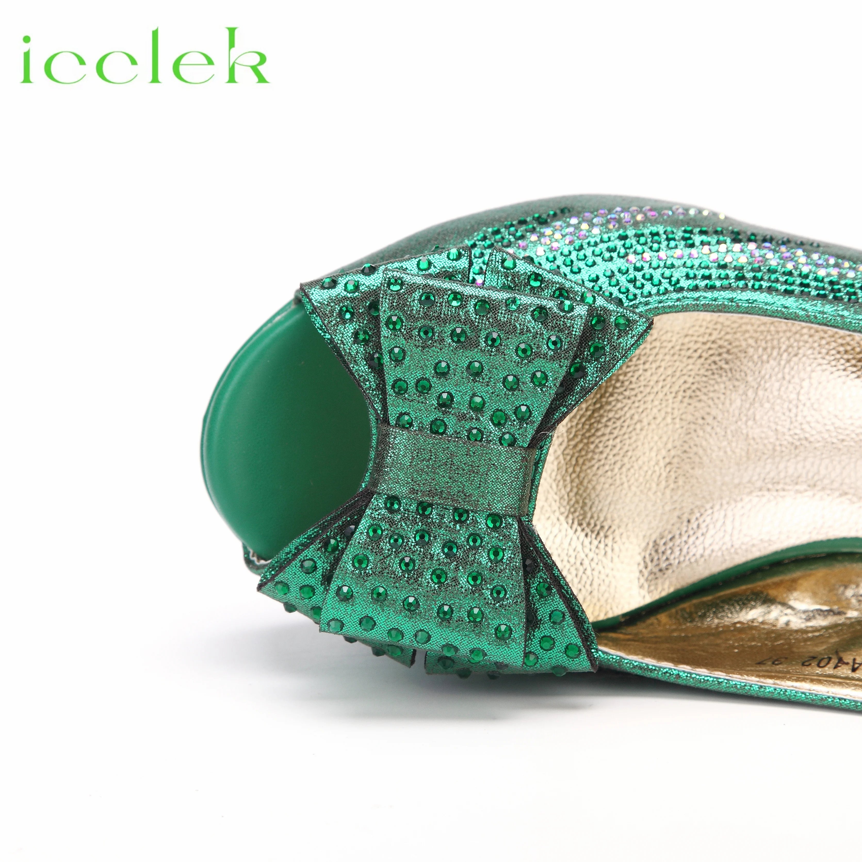 Peep Toe Ladies Sandals with Bag Set For Women Wedding Party Pump