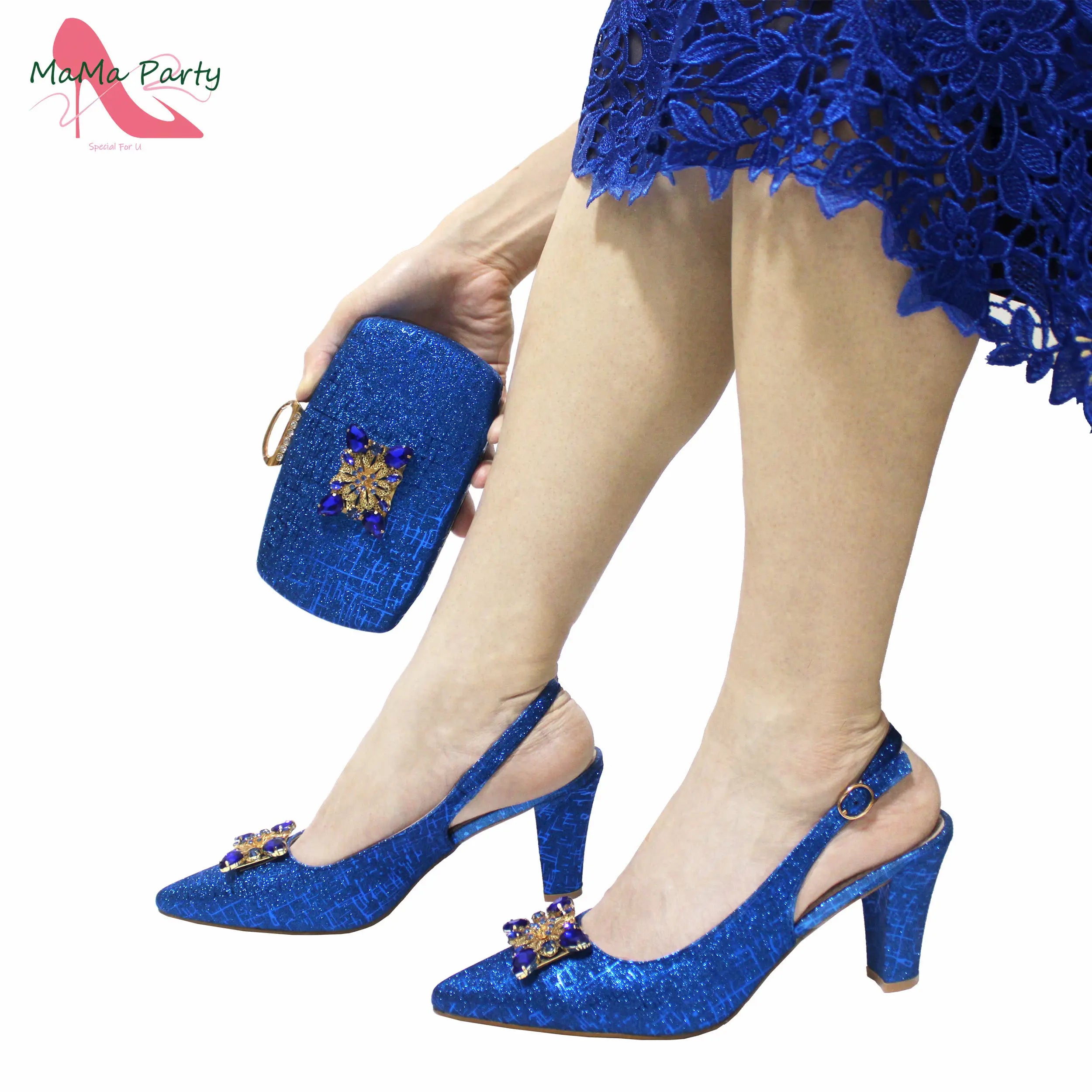Fuchsia Color Italian Classics Design African Women Shoes