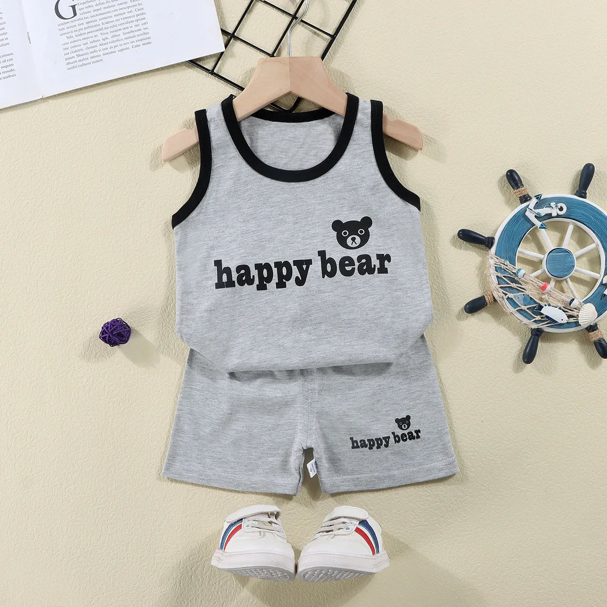 Children Sets Kids Vest Suit
