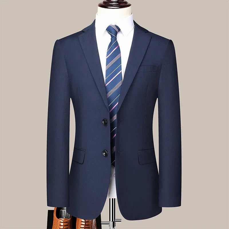 Men's Slim-fit Two-button Business Suit