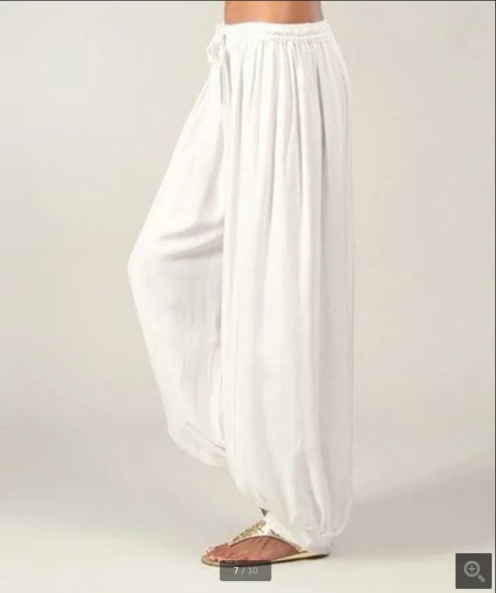Women's Cotton Straight Tube Pants