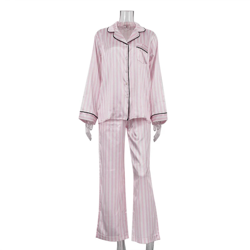 Street Cardigan Top Wide Leg Pants