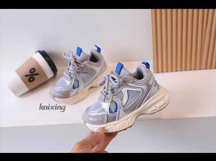 Baby Shoes Girls Sports Shoes Toddler Boys Fashion Solid Color Sneakers 1-6 Years Kids Casual Breathable Running Shoes Best Gift